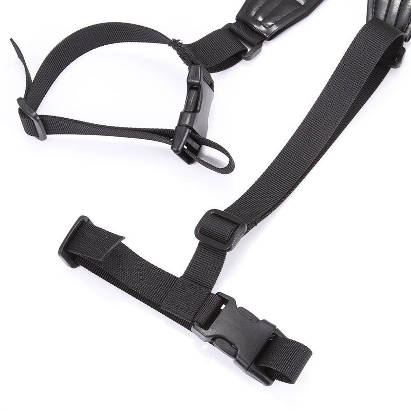 FocusFoto PRO Adjustable Padded Neoprene Shoulder Neck Strap Carrying Belt for Manfrotto BENRO Tripod Monopod Light Stand with Two Quick-Release Loops (Black) - Image 4